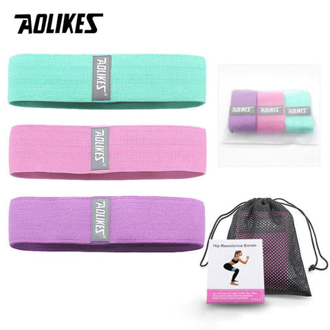 AOLIKES Fitness Rubber Band Elastic Yoga Resistance Bands