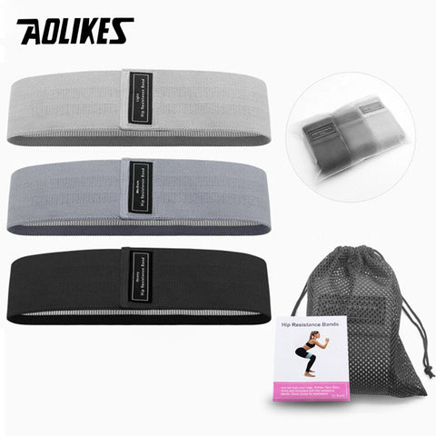 AOLIKES Fitness Rubber Band Elastic Yoga Resistance Bands