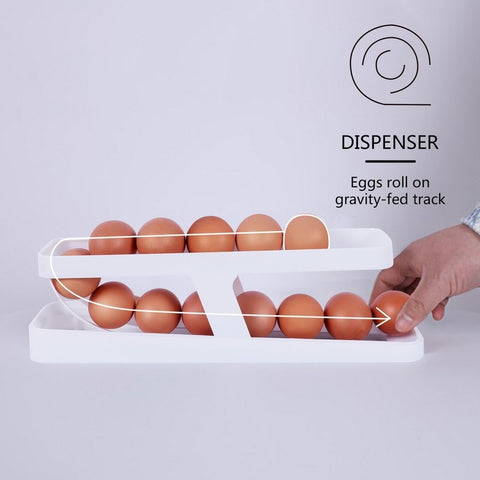 Automatic Scrolling Egg Rack Holder