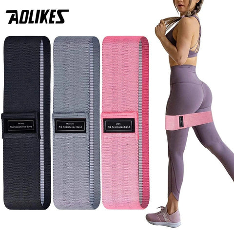 AOLIKES Fitness Rubber Band Elastic Yoga Resistance Bands